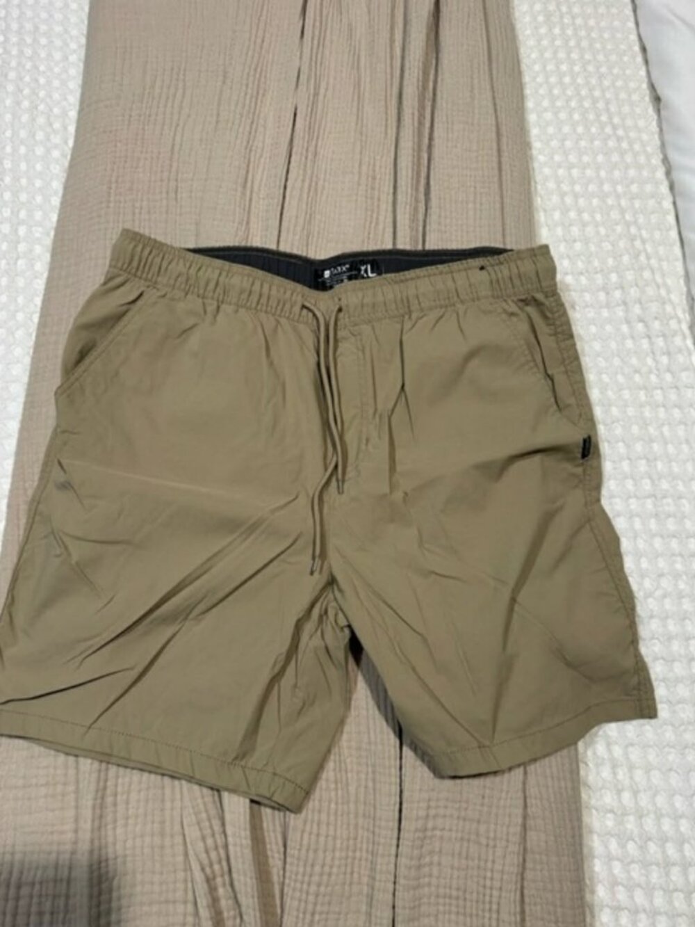 Matix Men's Olive/Tan Athletic Drawstring Shorts XL